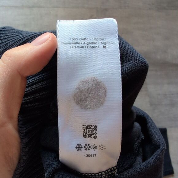 Raf Simons Mens Navy Blue Fred Perry Polo Long Sleeve Shirt Sz 36 EUC - Picture 10 of 10